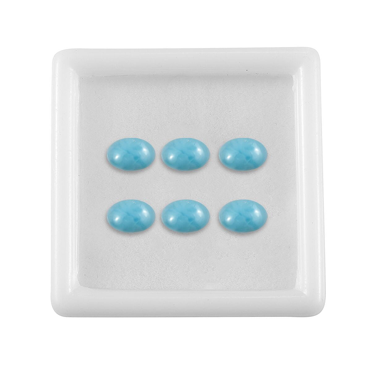 AA Larimar Loose Gemstones in Oval Shape (6x4mm) 2.88 ct. 8025723 3
