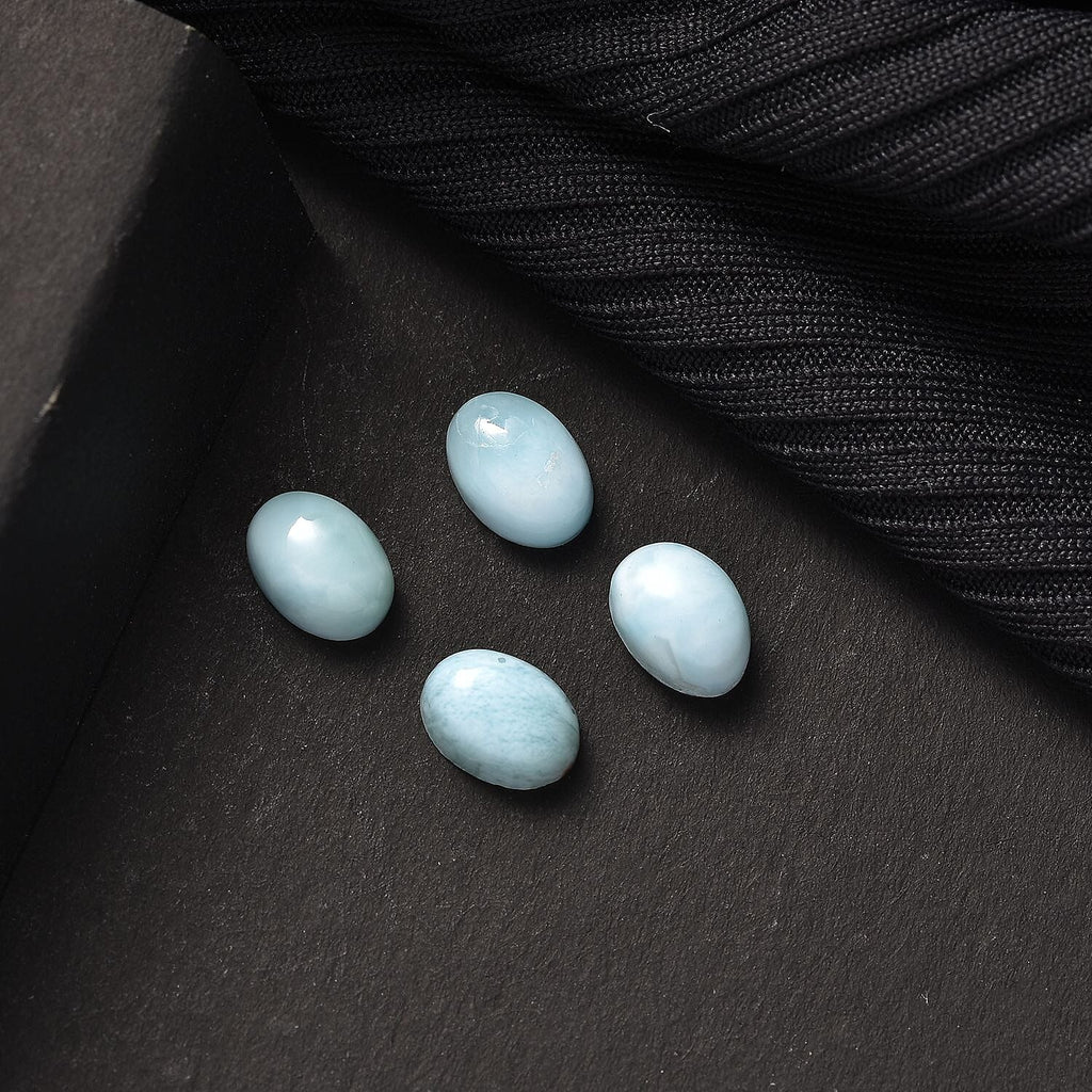 Larimar Oval Shape Gemstones 3.85 Ct