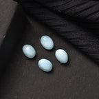 Larimar Oval Shape Gemstones 3.85 Ct