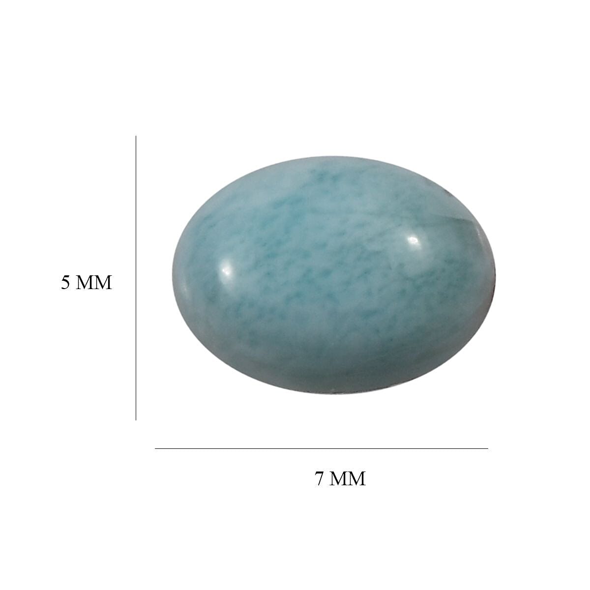 Set of 4 AA Larimar Loose Gemstones in Oval Shape (7x5mm) 3.85 ct. 8025724 4