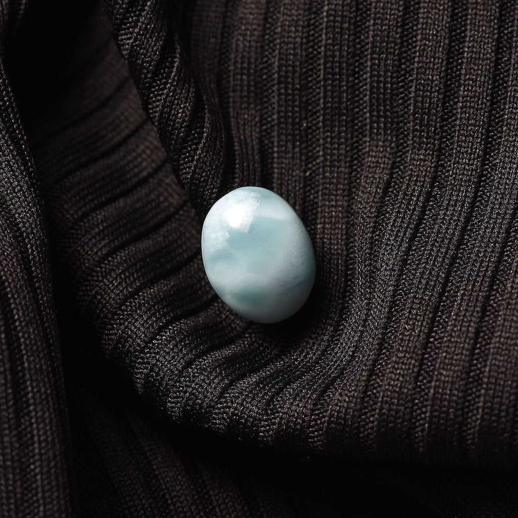 Larimar Oval Shape Gemstone 1.68 Ct