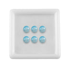 Larimar Round Shape Gemstones 3.30 Ct