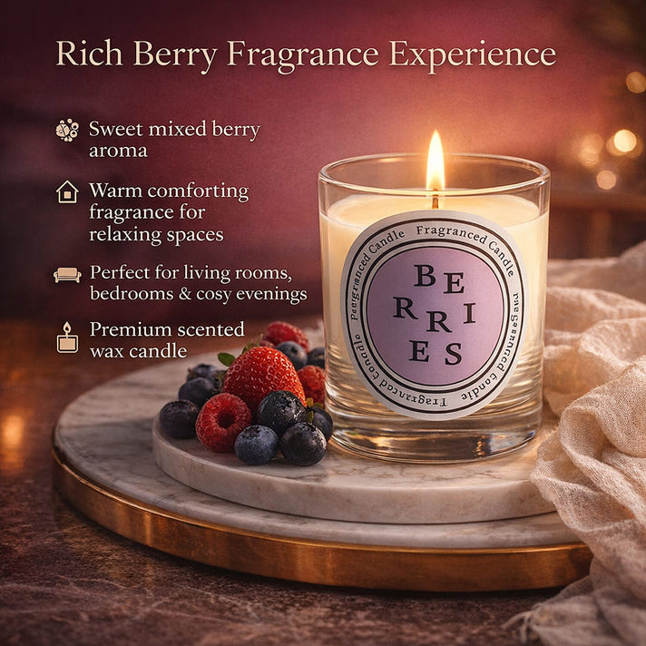 Laurelle Devine Scents- Premium Scented Candles - Berries (210g) 7692588 2