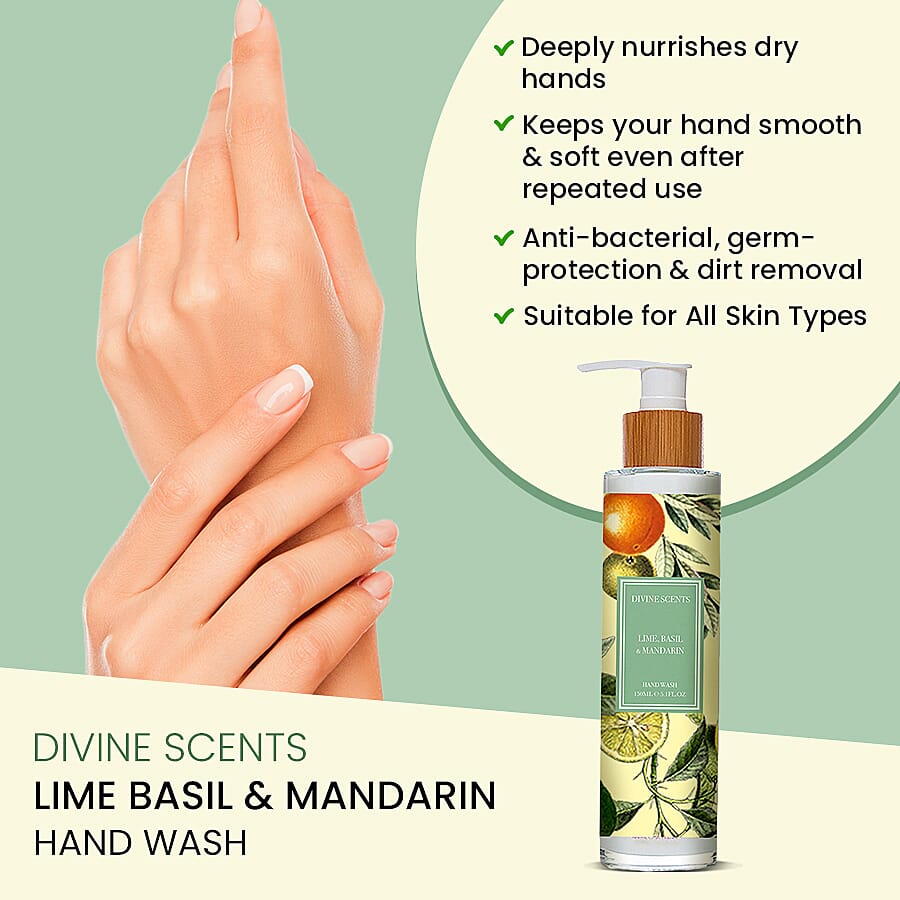 Laurelle- Lime Basil - Mandarin Hand Wash - 150ml 7128433 1