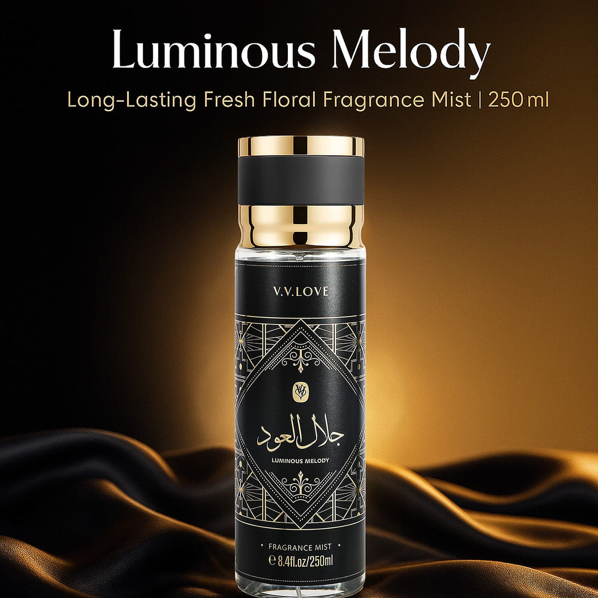 Laurelle Luminous Melody Fragrance Mist 250ml | Long-Lasting Fresh Floral 8306406 1