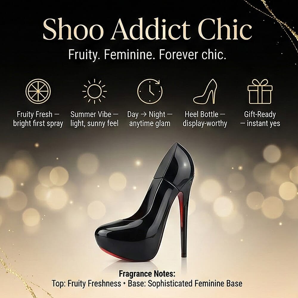Laurelle Shoo Addict Chic Eau de Parfum Spray 100ml 7757881 3
