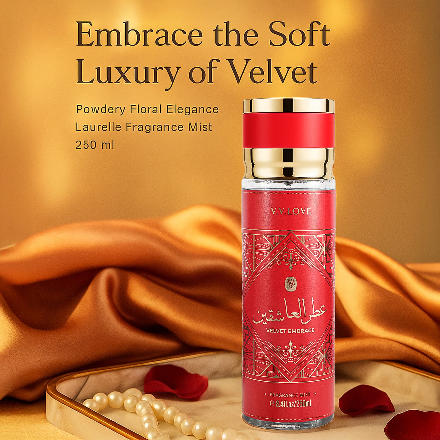 Laurelle Velvet Embrace Fragrance Mist 250ml | Soft Powdery Floral 8306407 3