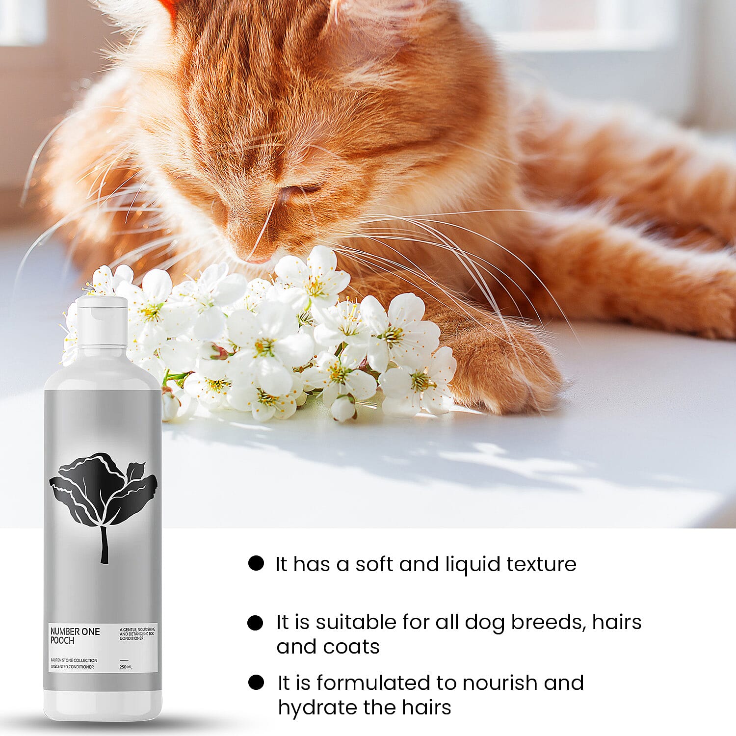 Lauren Stone Dog Conditioner - 250ml 7159492 3