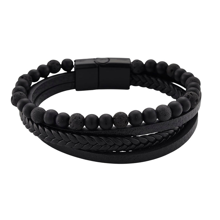 Lava Bracelet (Size 8) in Genuine Leather 10.00 Ct. 8193180 1