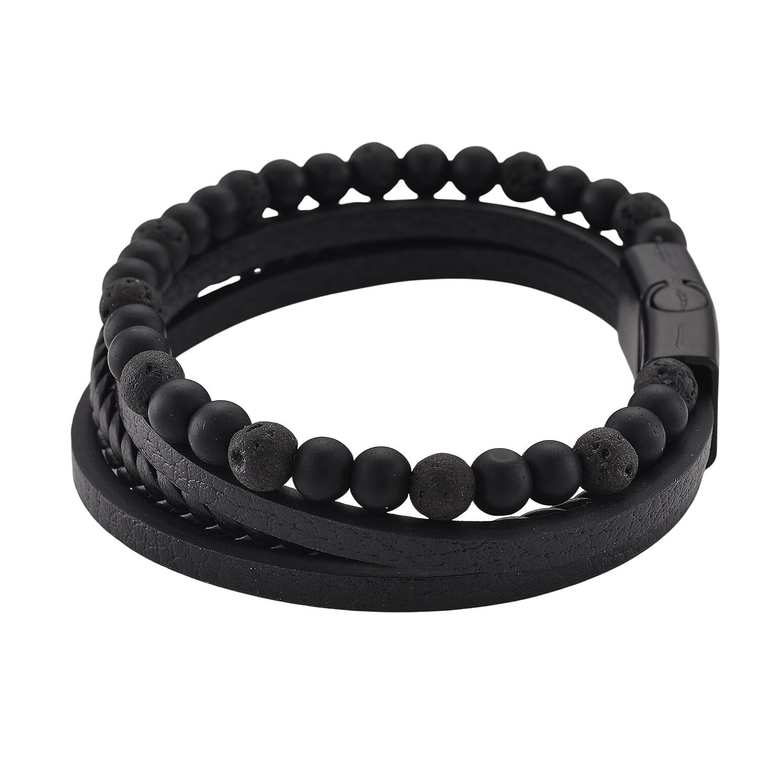 Lava Bracelet (Size 8) in Genuine Leather 10.00 Ct. 8193180 3