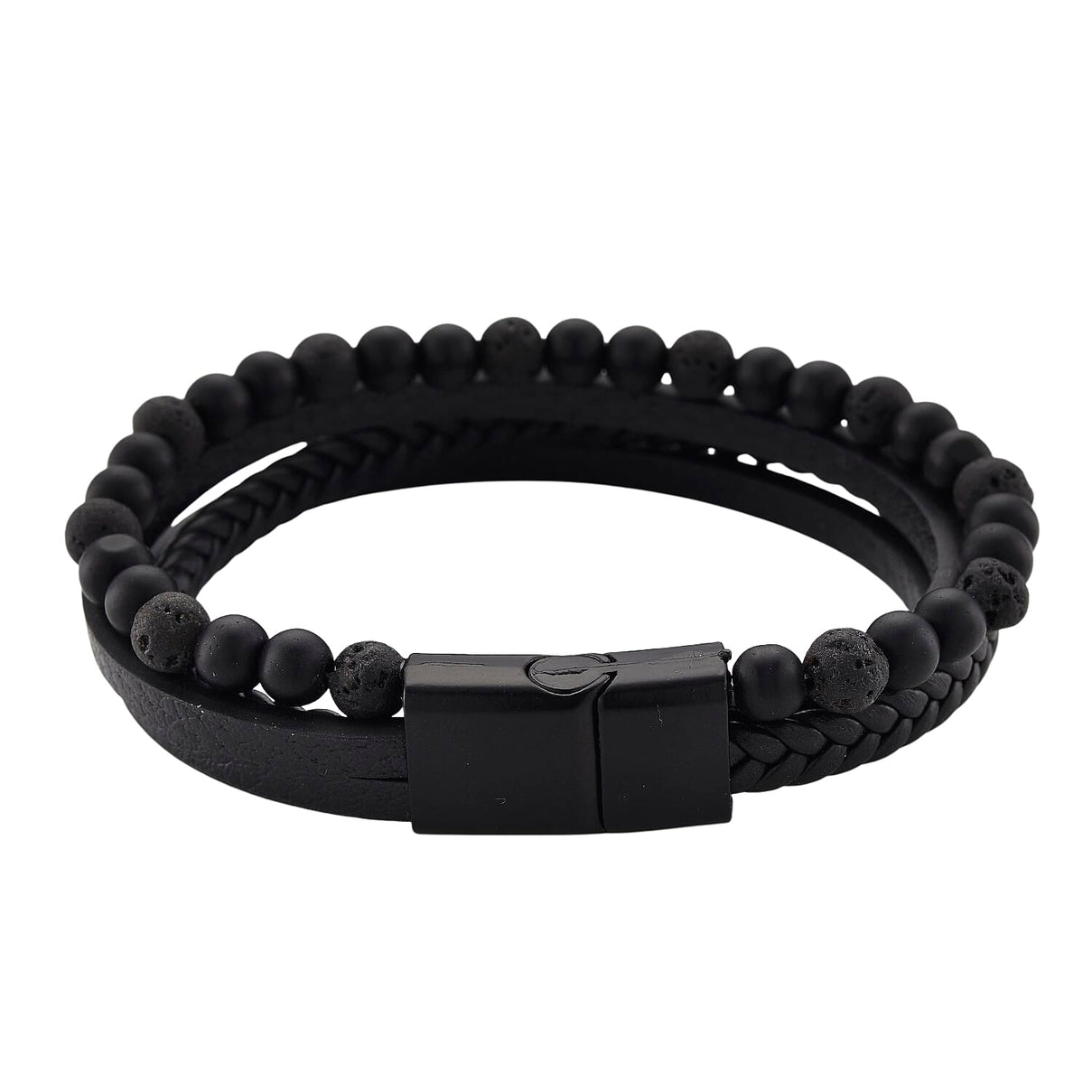 Lava Bracelet (Size 8) in Genuine Leather 10.00 Ct. 8193180 4