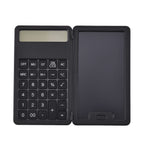 2 in 1 Hand Writing Calculator with Erasable Writing Tablet - Black