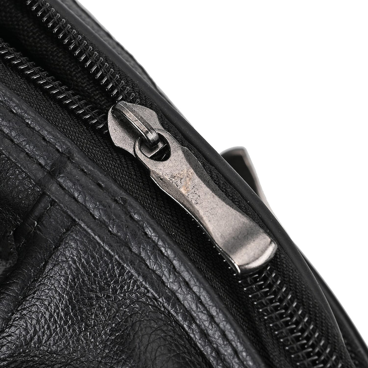Leather Croc Emobossed Crossbody Bag (Size 23x10x28 cm) - Black &amp; Black 7702873 5