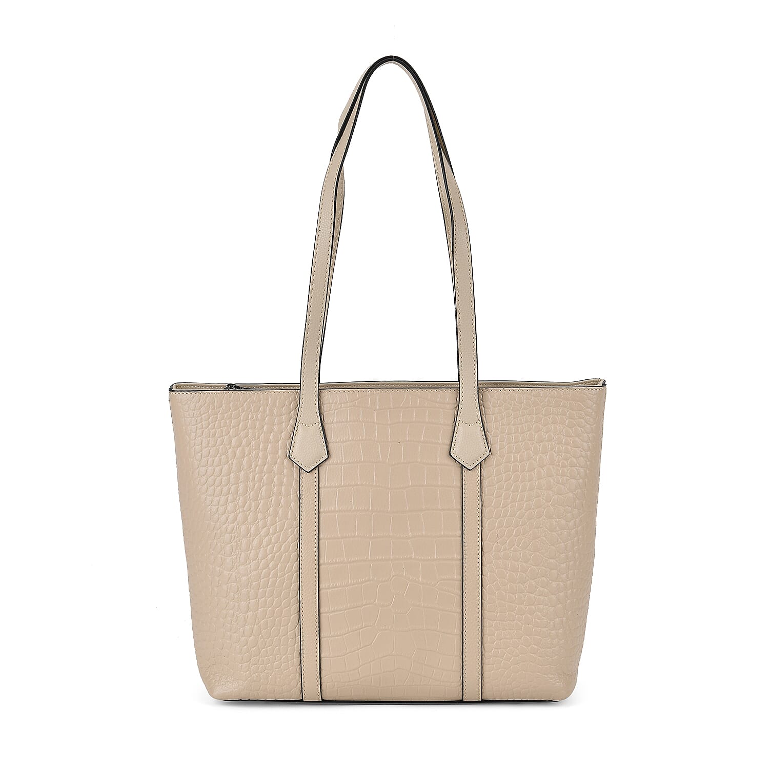 Leather Croco Embossed Tote Bag 7793102 0