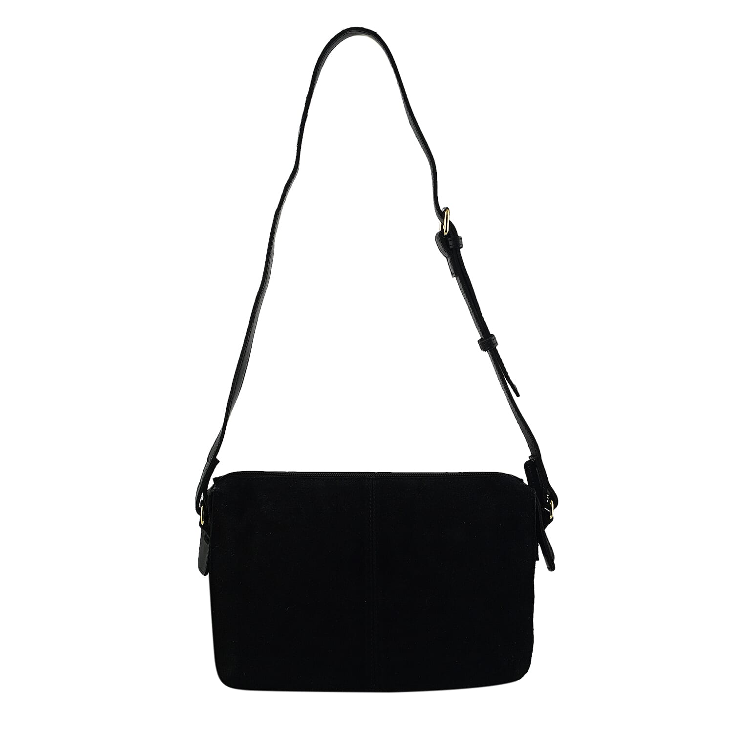 Closeout - Ecotorie Genuine Leather Crossbody Bag - Black 7626067 1