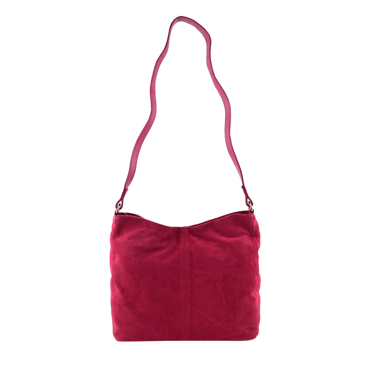 Closeout - Ecotorie Genuine Leather Leopard Printed Crossbody Bag With Shoulder Strap - Fuchsia 7626146 4