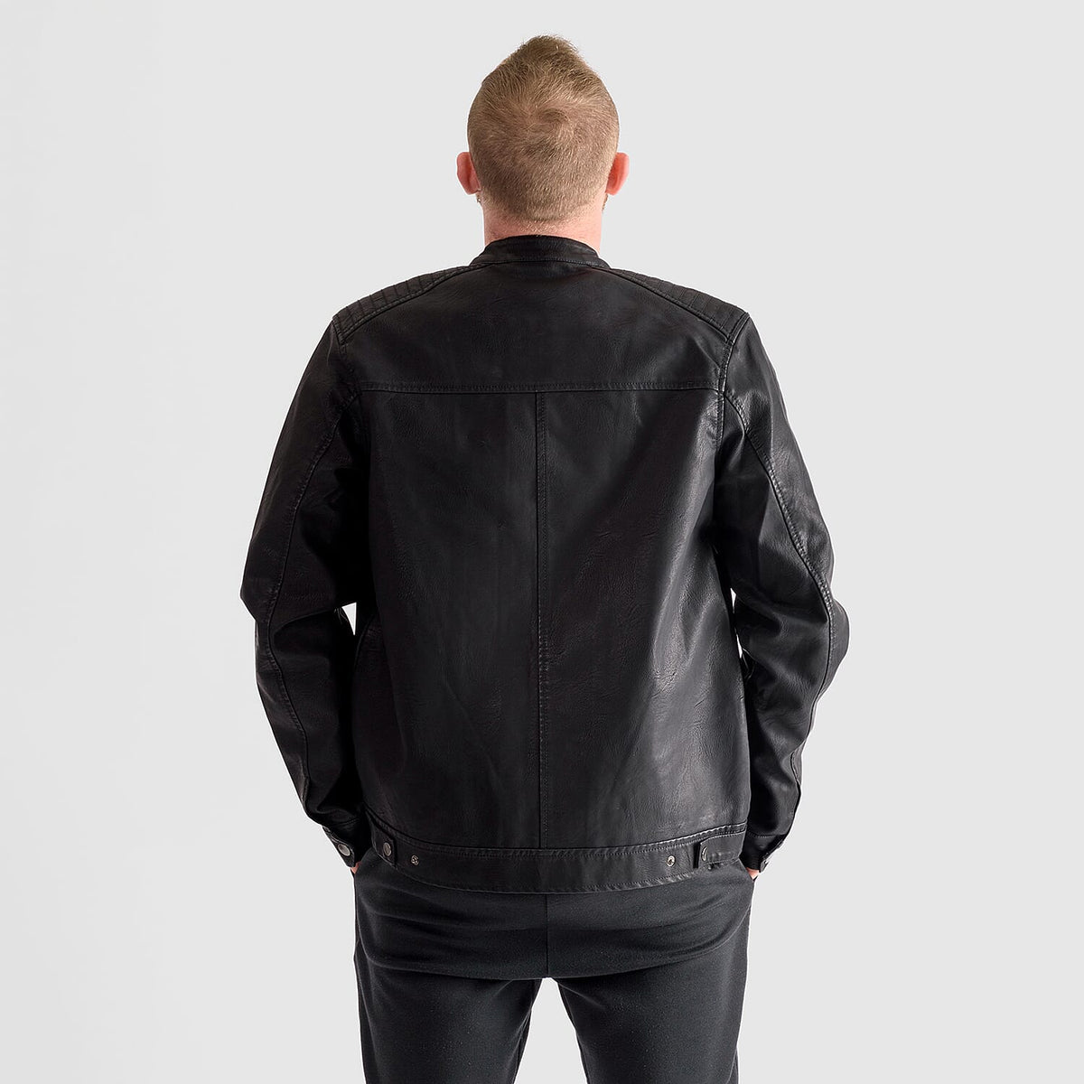 Leather Jacket (Size 1x1 cm) - Black 7770894 3