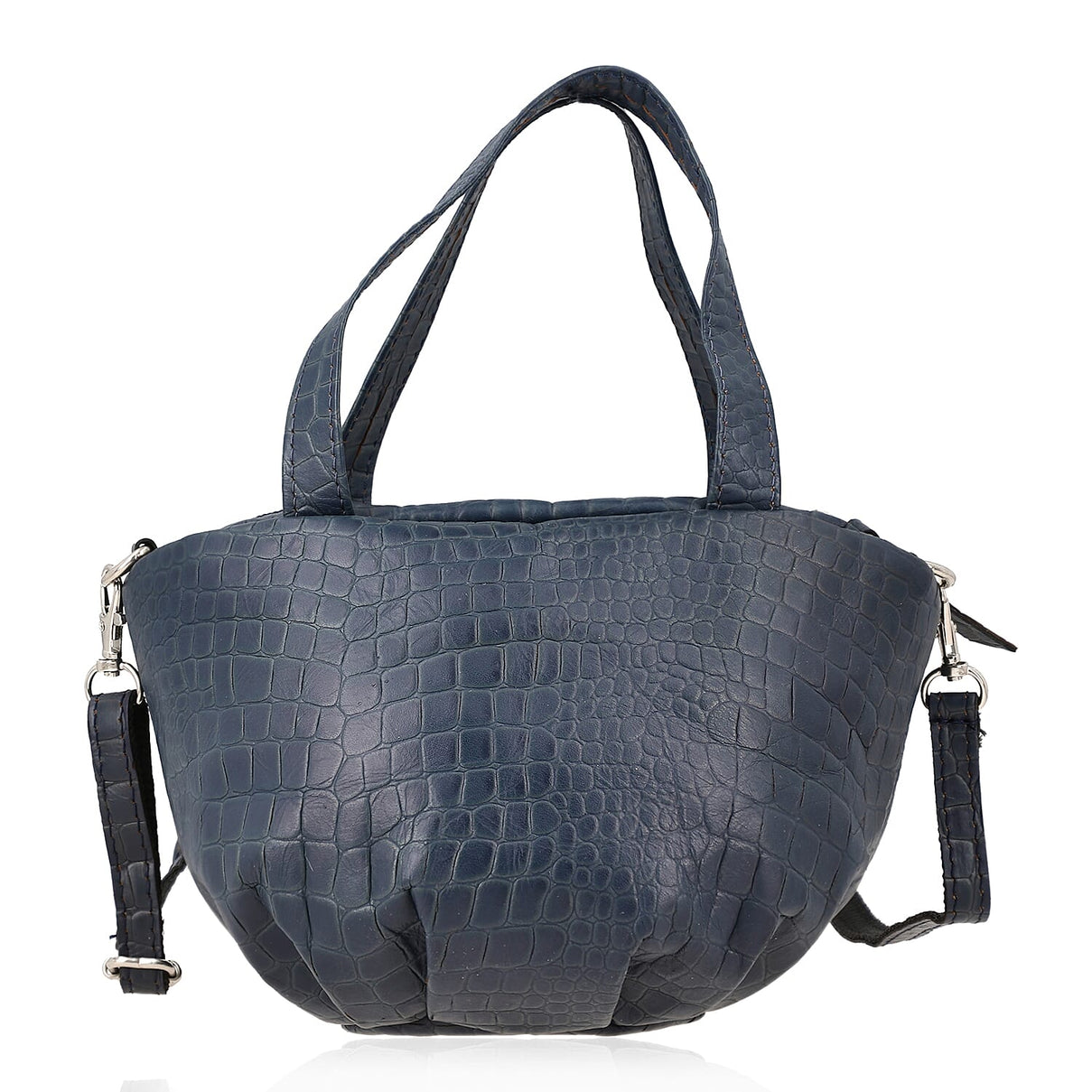 Genuine Leather Potli-Style Crossbody Bag 7747186 0