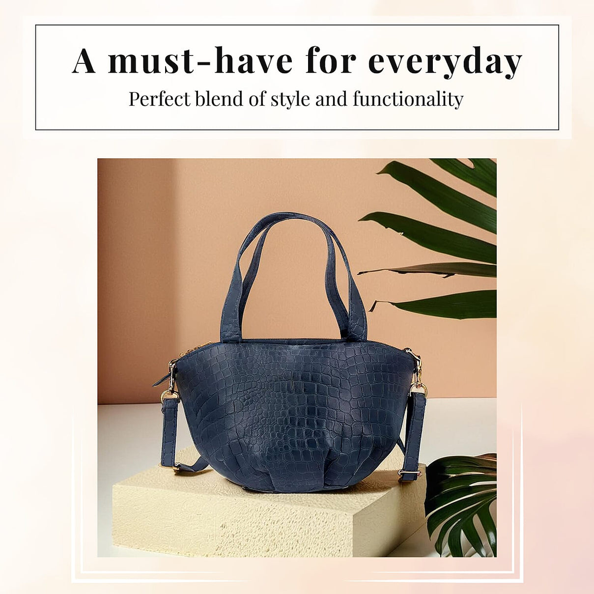 Genuine Leather Potli-Style Crossbody Bag 7747186 4