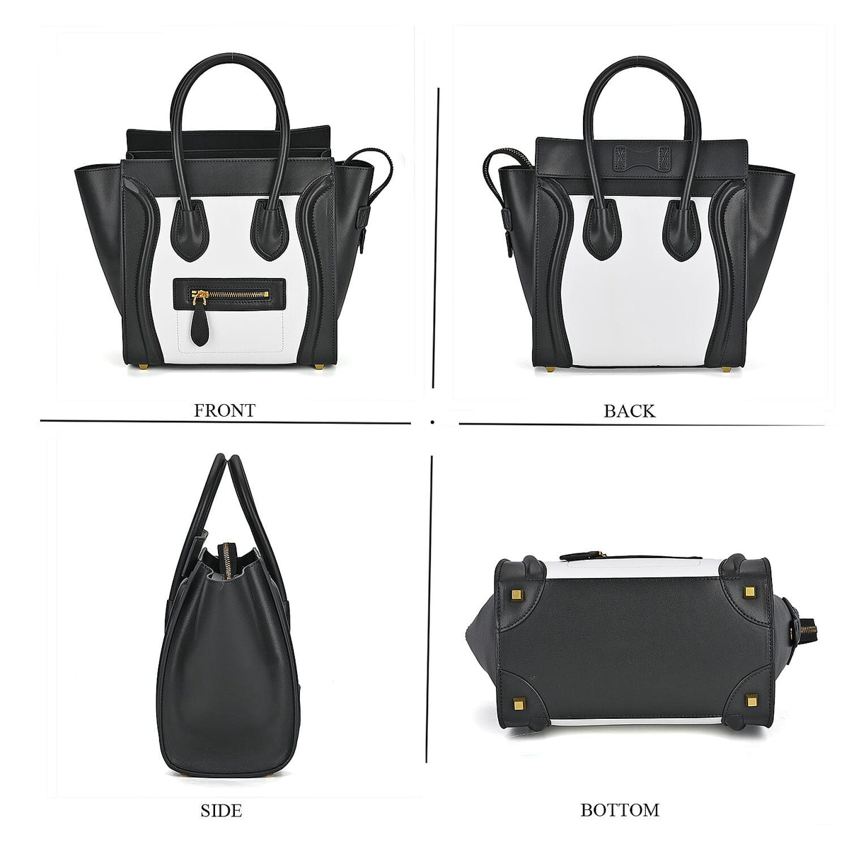 Genuine Leather Micro Luggage Tote Bag 7862986 8