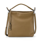 Closeout Deal- 100% Genuine Leather Bag - Khaki