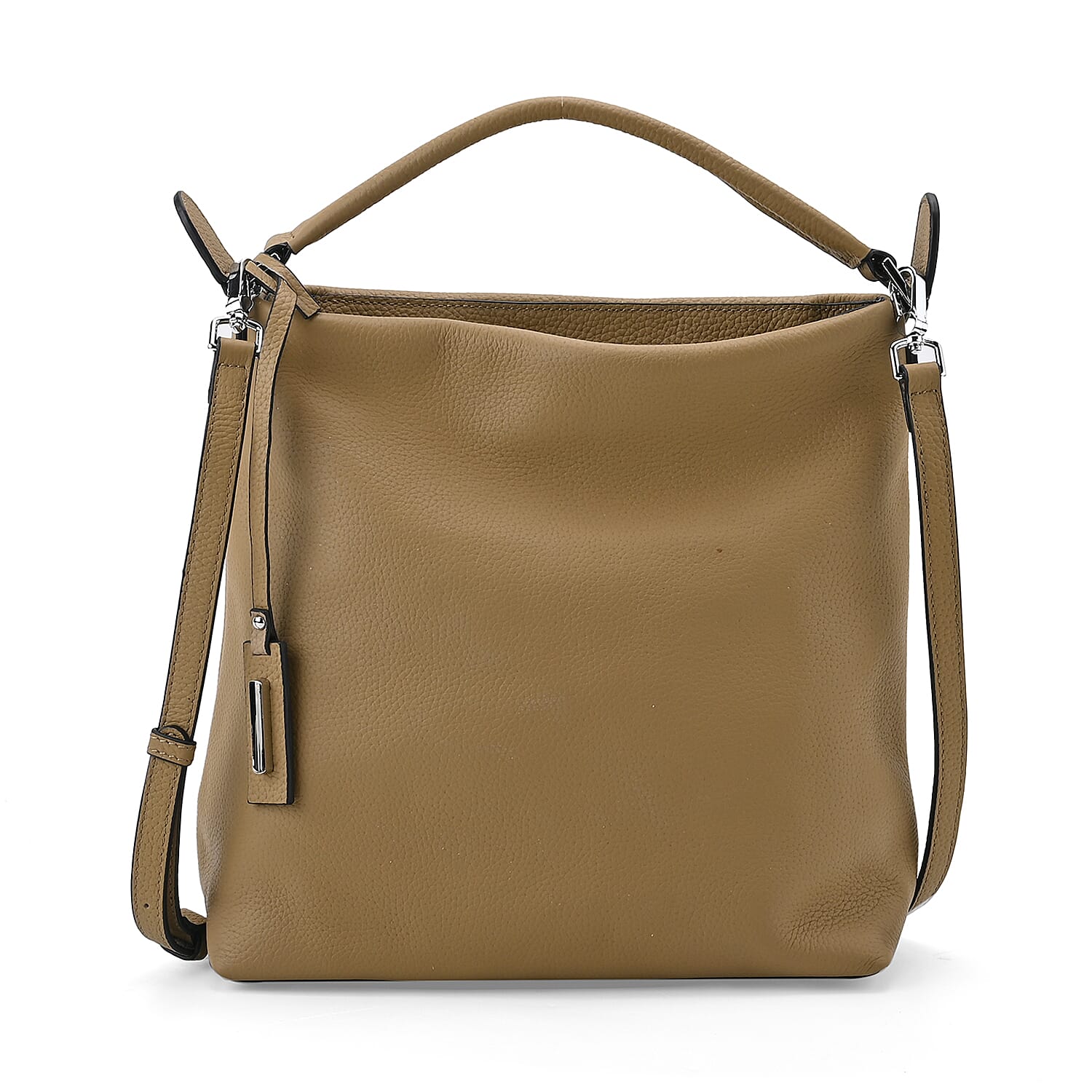 Closeout Deal- 100% Genuine Leather Bag - Khaki 7990260 7