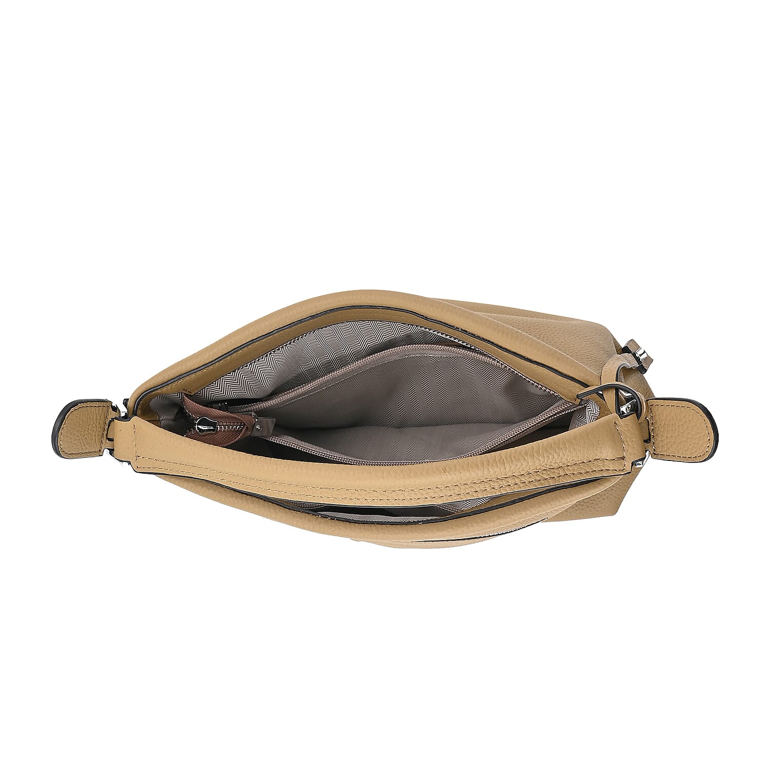 Closeout Deal- 100% Genuine Leather Bag - Khaki 7990260 11