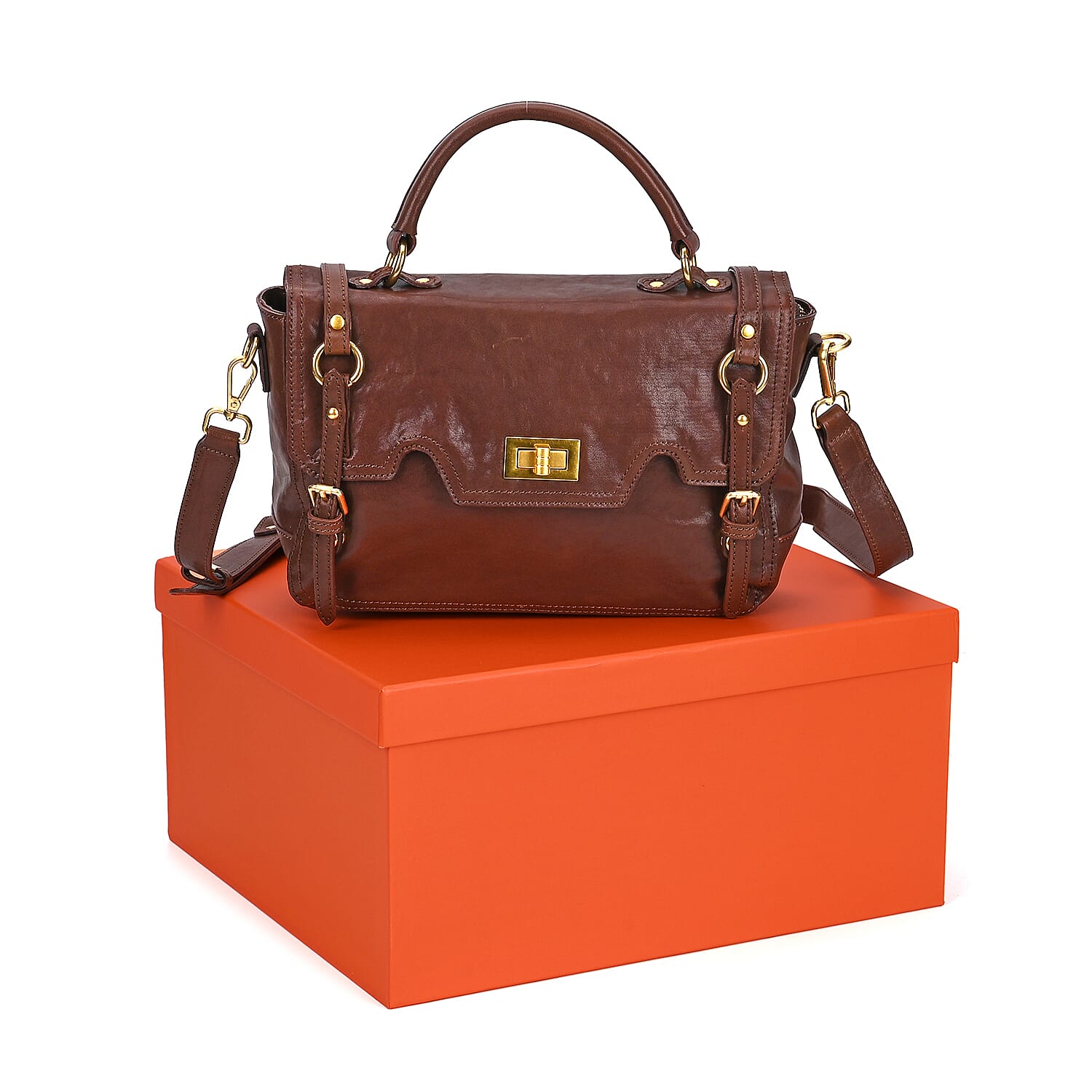Italy Retro Noble Collection Genuine Leather Crossbody Bag 7856697 15