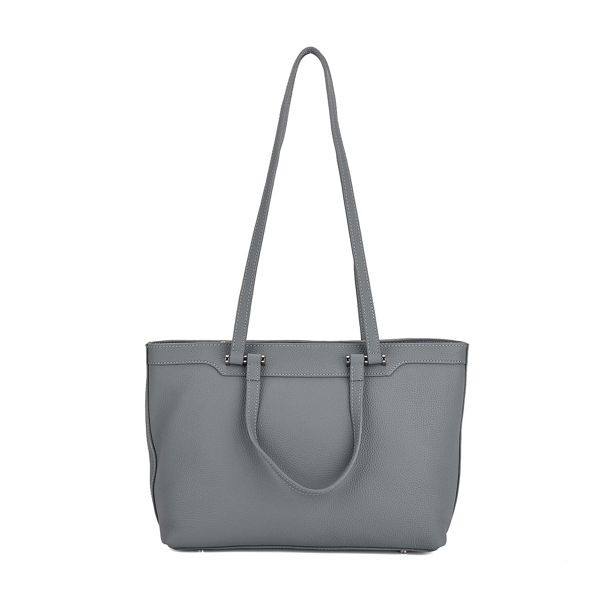 Milan Closeout- 100% Full Grain Genuine Leather Tote Bag with  Adjustable Straps - Teal 8160748 0