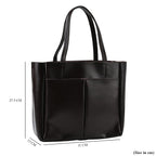 Closeout Deal Genuine Leather Tote Bag - Espresso