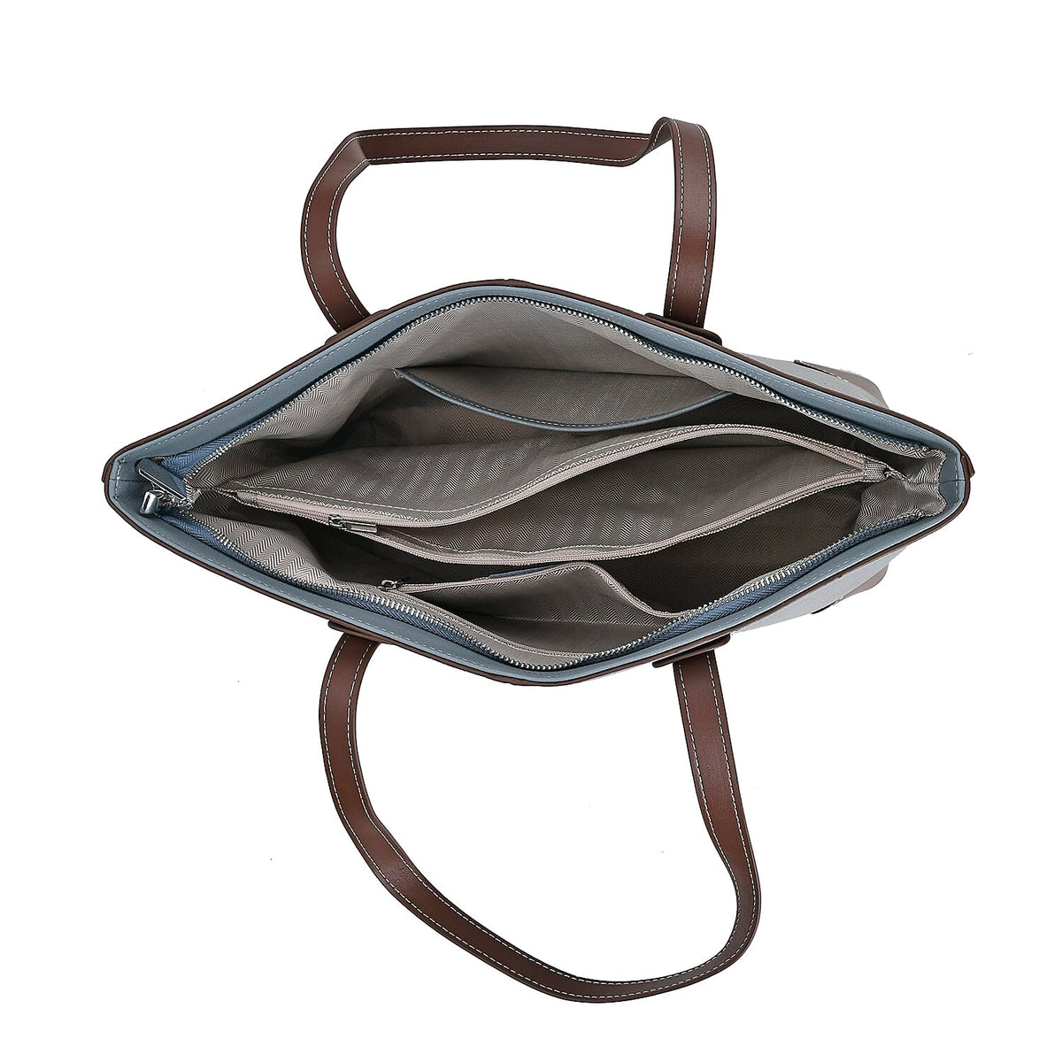 Genuine Leather Tote Bag with Double Handles 7793119 5