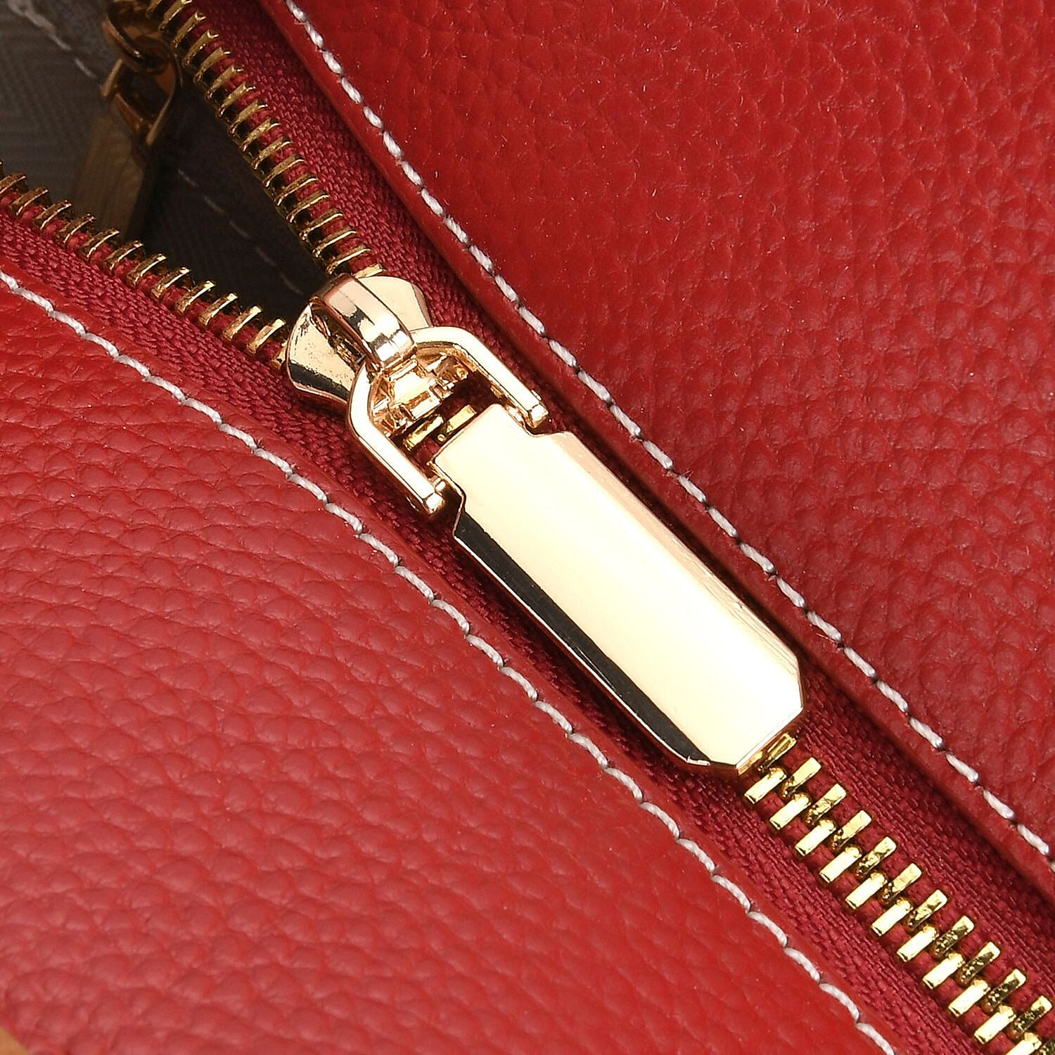 Leather Patterned Tote Bag 7844644 6