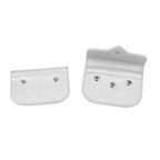 Designer Inspired Genuine Leather Heart Detail Mini Wallet - Silver