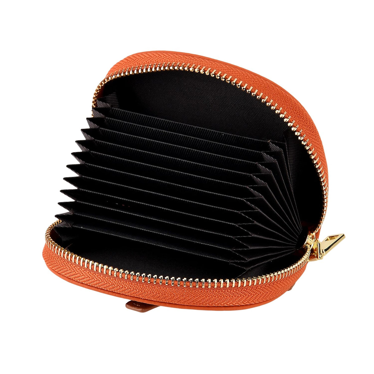 100% Genuine Leather RFID Card Holder - Orange 8411726 6