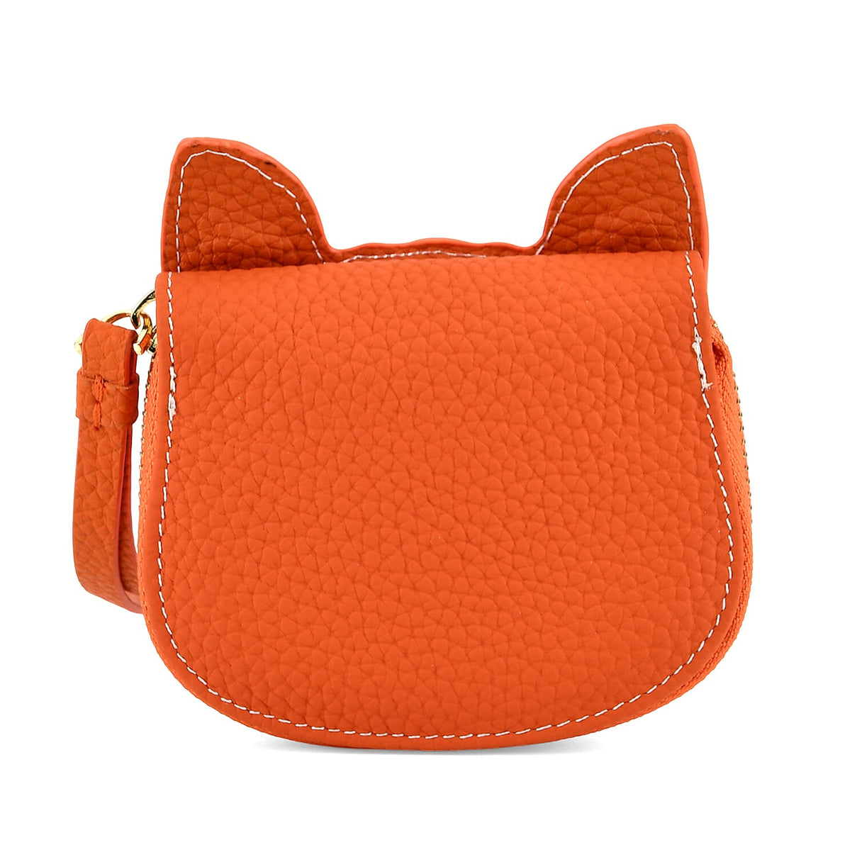 Genuine Leather RFID- Blocking Boston Terrier Wallet with Clasp - Orange 8419838 5