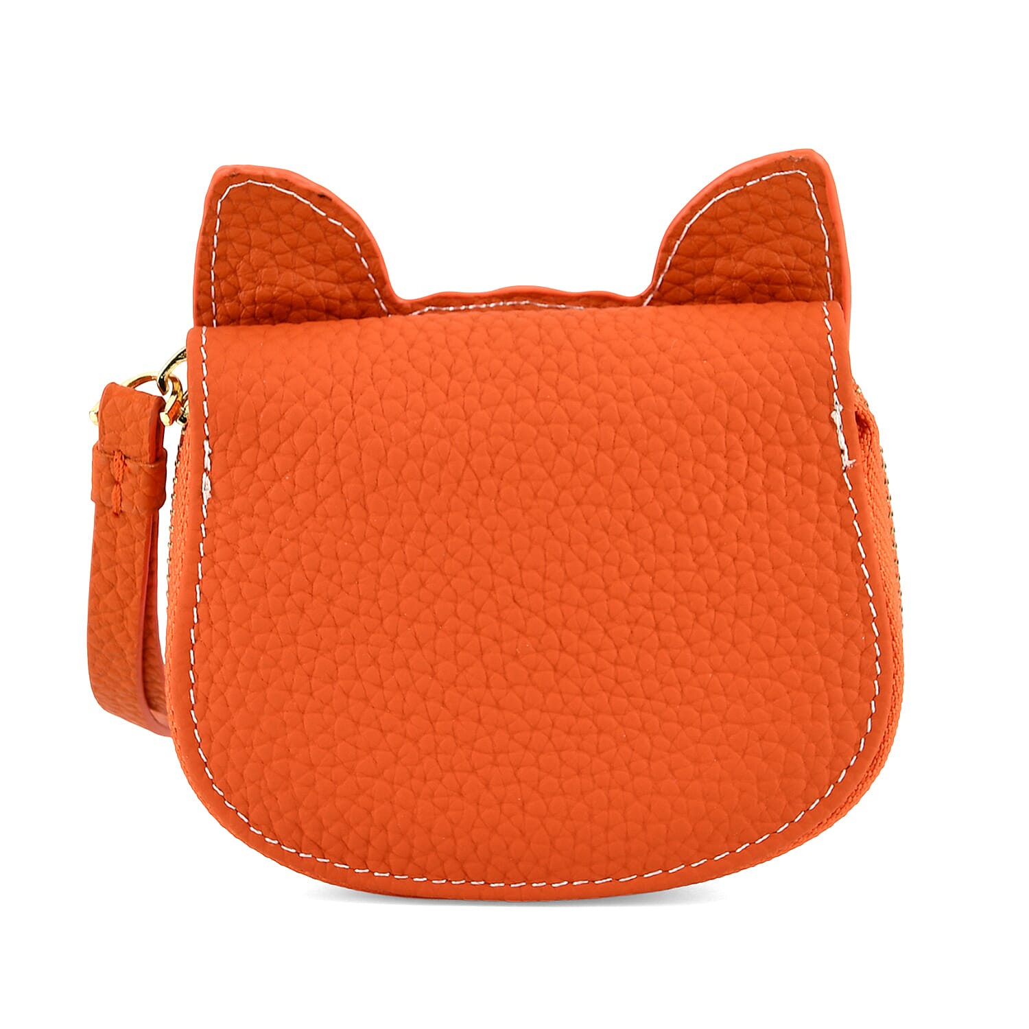 Genuine Leather RFID- Blocking Boston Terrier Wallet with Clasp - Orange 8419838 5