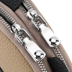 Genuine Leather Panda Pattern Wallet - Grey