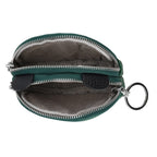 Genuine Leather Panda Pattern Wallet - Teal