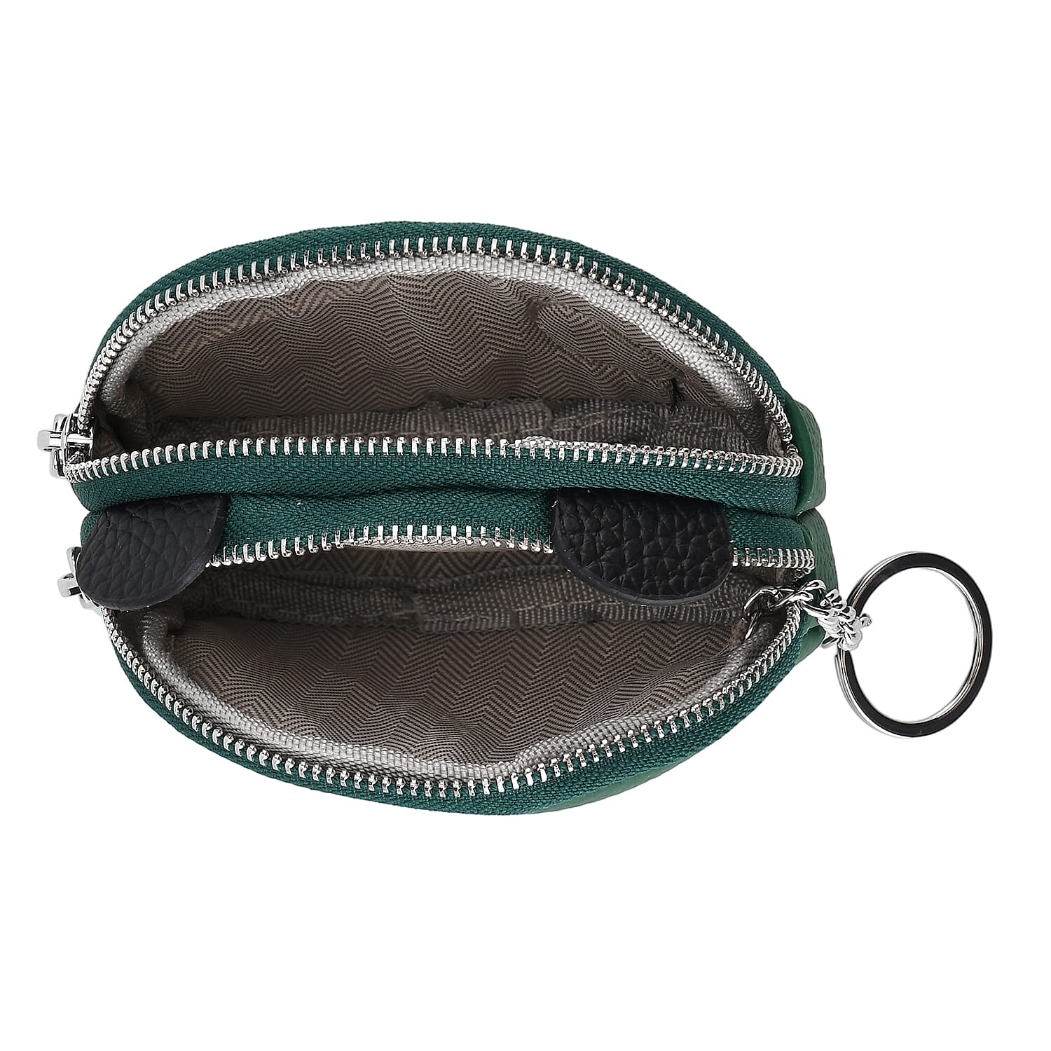 Genuine Leather Panda Pattern Wallet - Teal V32515880 6