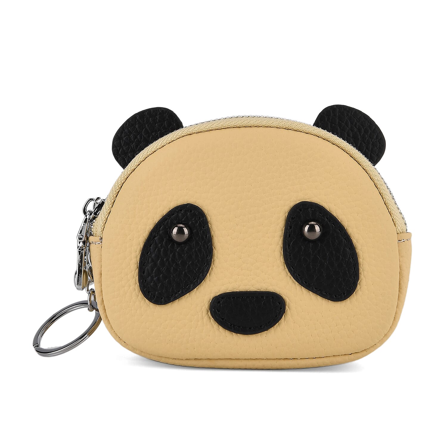 Genuine Leather Panda Pattern Wallet - Yellow 8411772 0