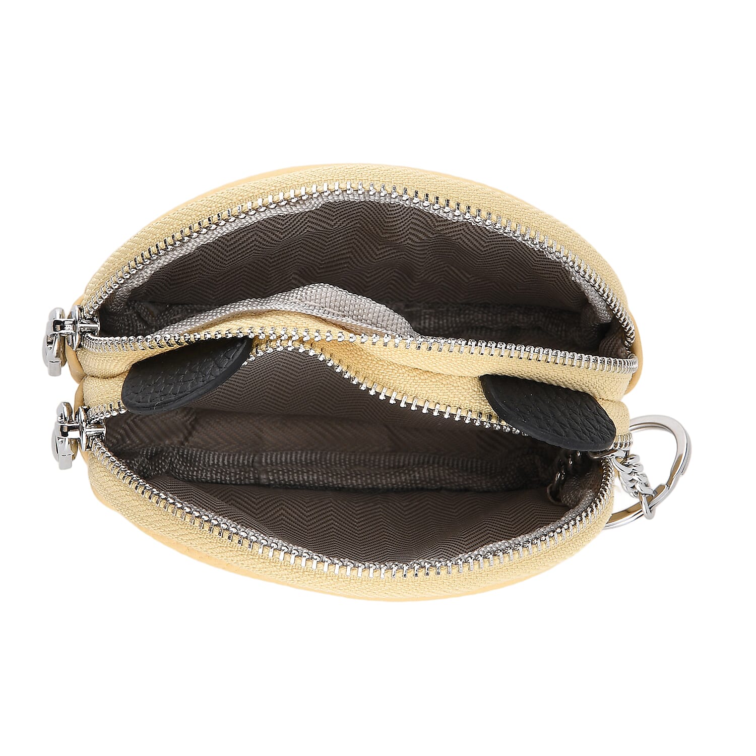 Genuine Leather Panda Pattern Wallet - Yellow 8411772 6