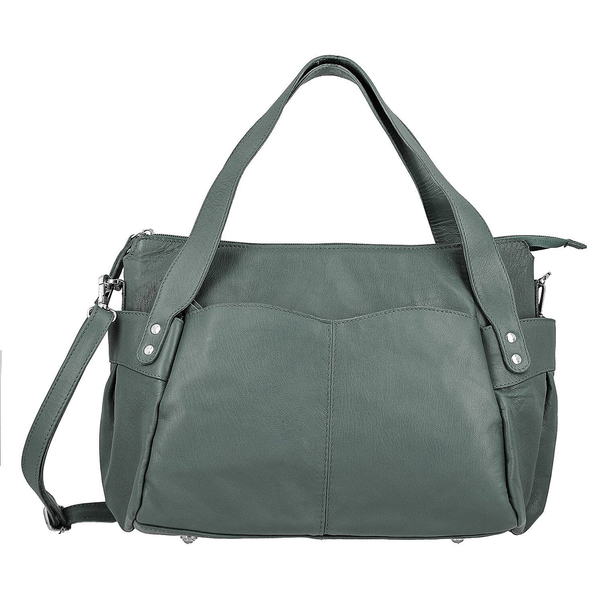Leather Shoulder Bag (Size 17x11x3 ) - Teal 2760529 0