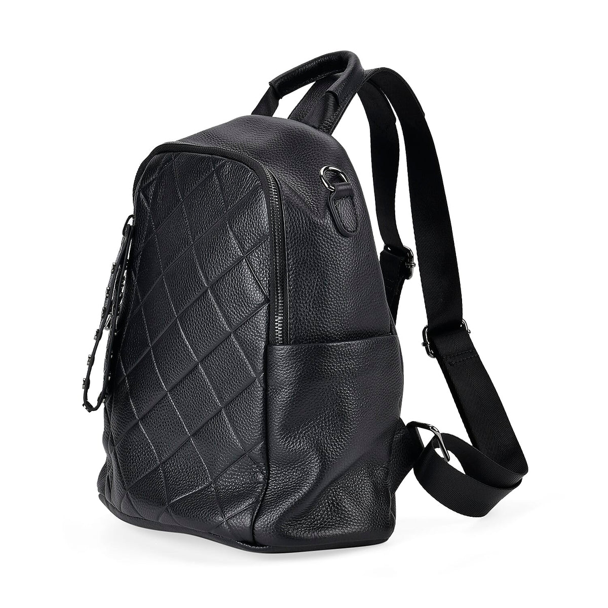 Genuine Leather Solid Backpack 7749489 4