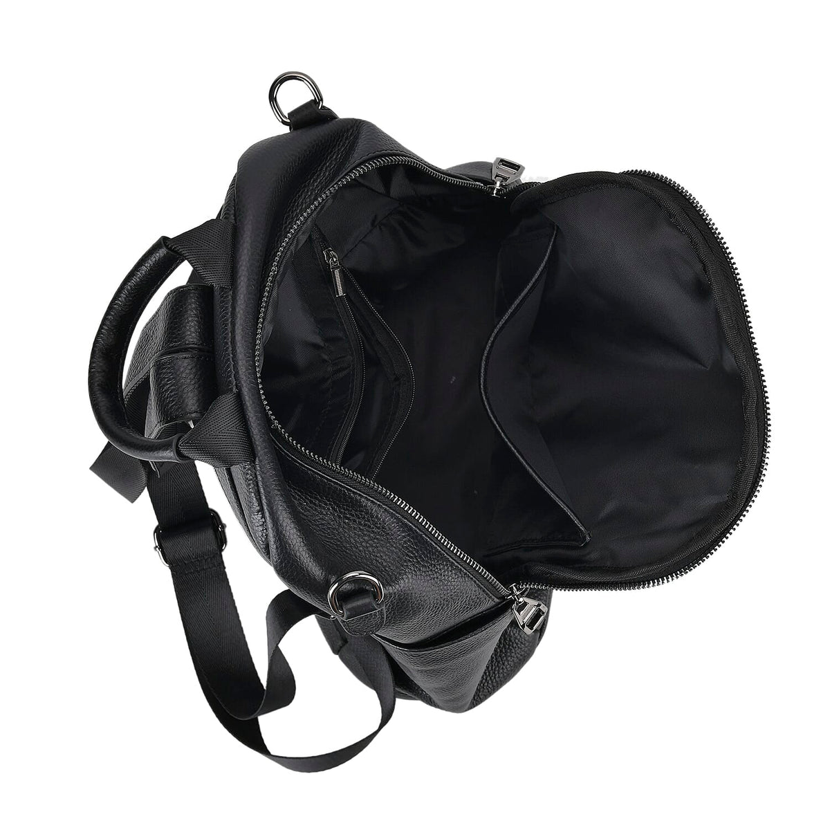 Genuine Leather Solid Backpack 7749489 5