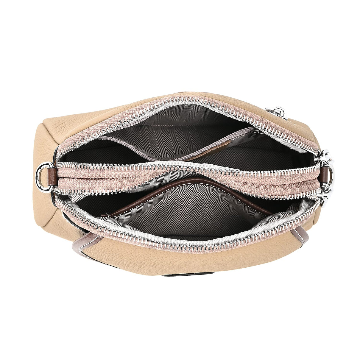 Genuine Leather Solid Crossbody Bag 7774510 5
