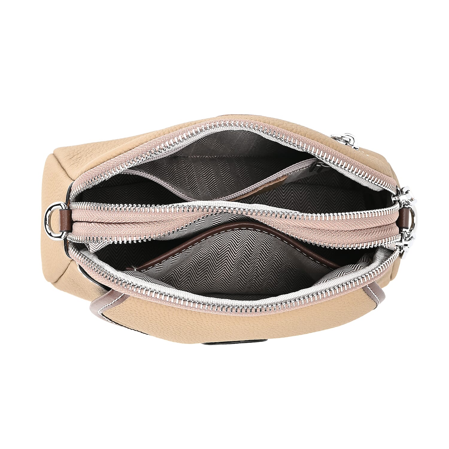 Genuine Leather Solid Crossbody Bag 7774510 5