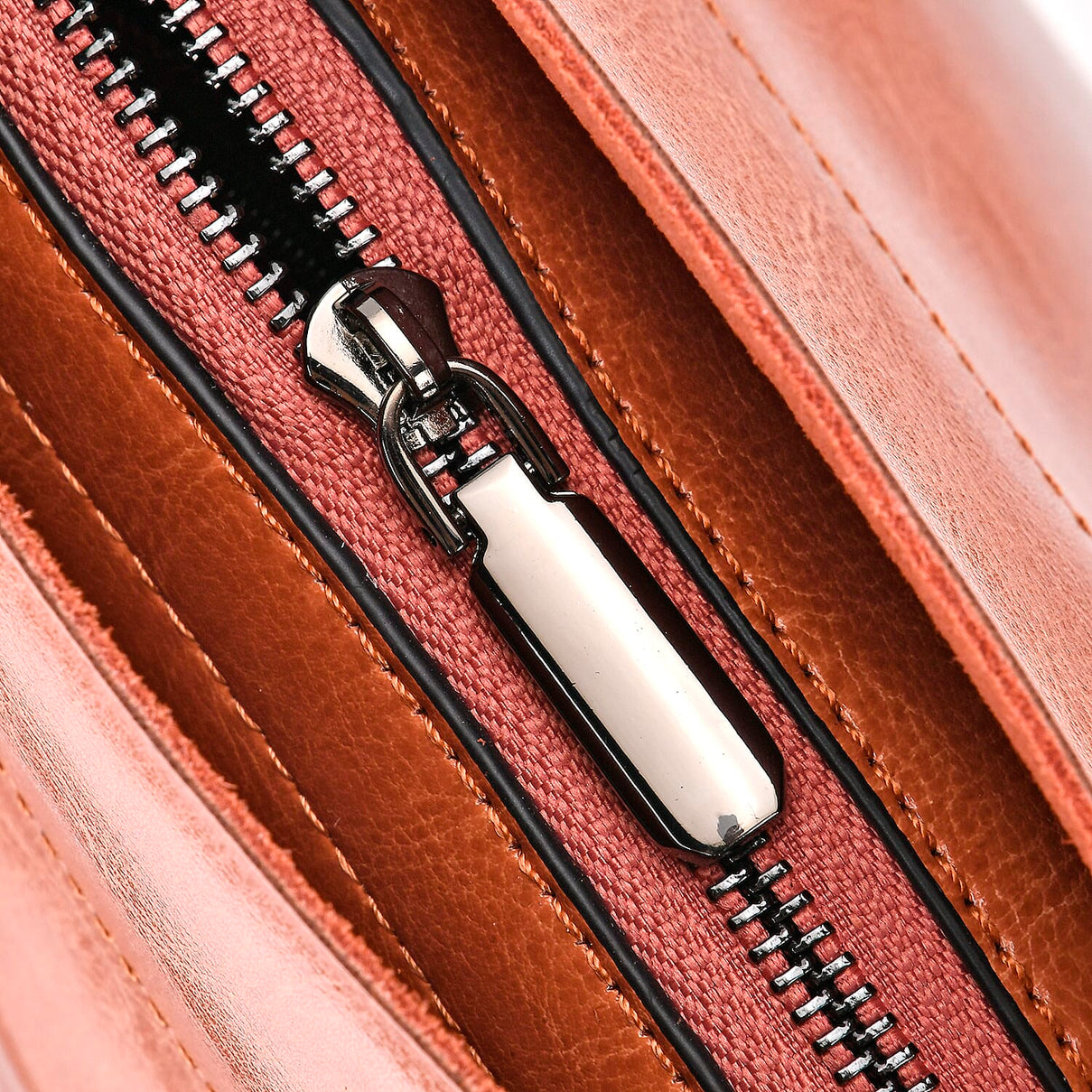 Genuine Leather Convertible Bag with Handle Drop and Detachable Long Strap 7722150 6