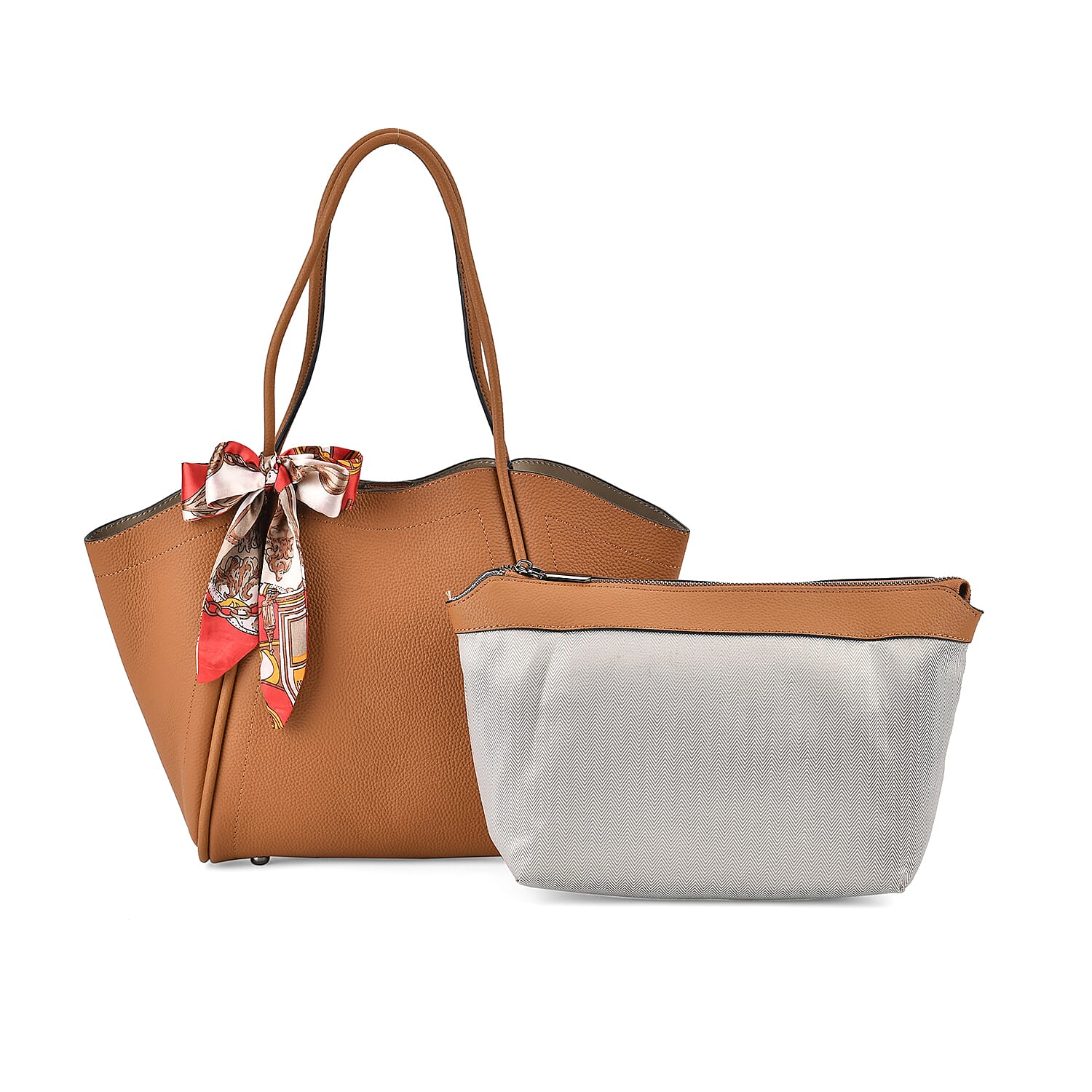 Leather Solid Tote Bag 7793128 0