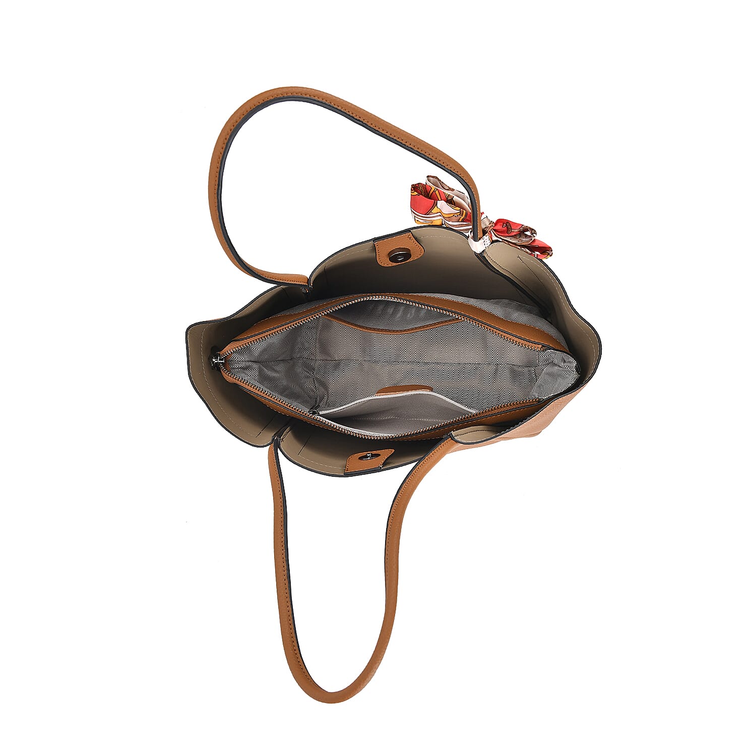 Leather Solid Tote Bag 7793128 2