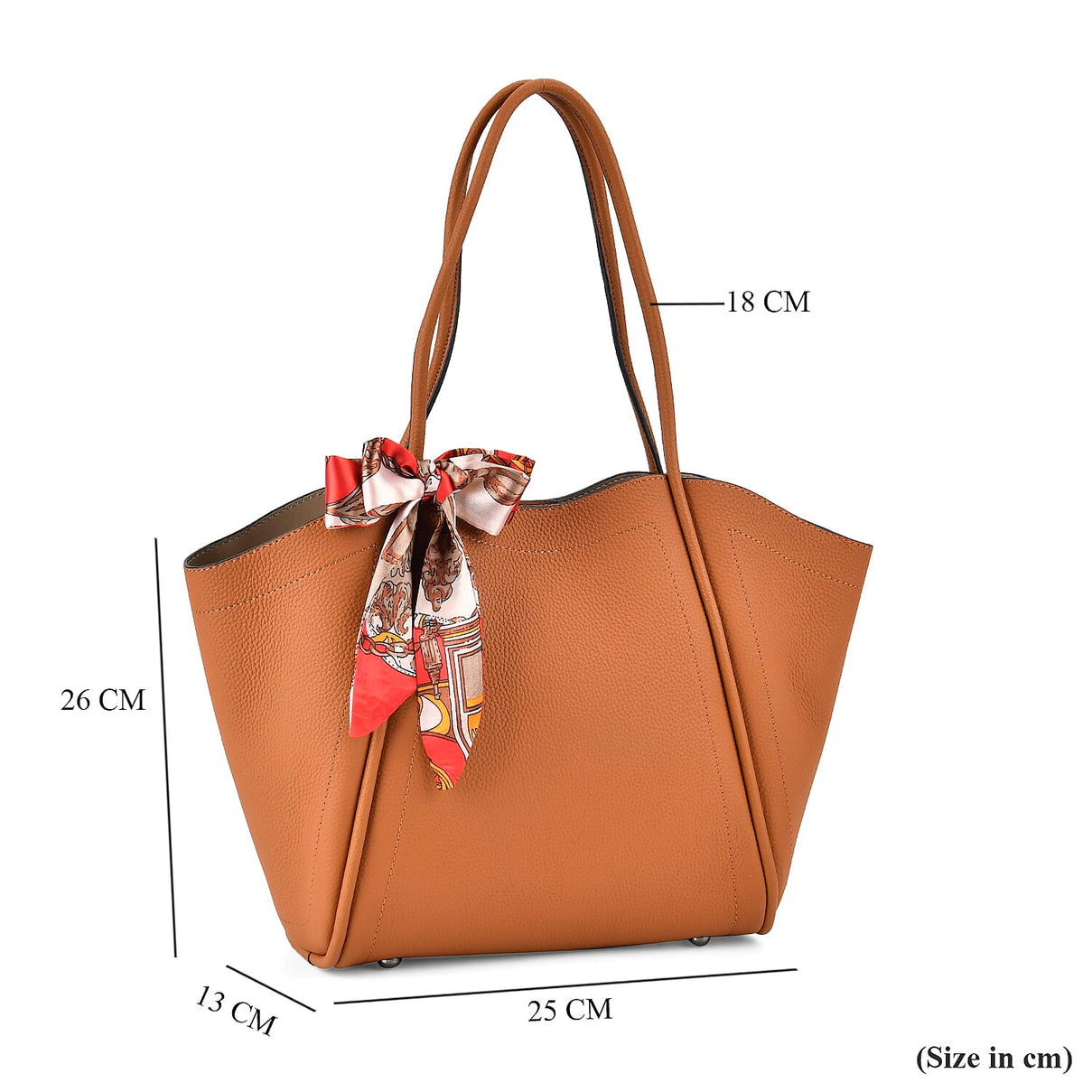 Leather Solid Tote Bag 7793128 4